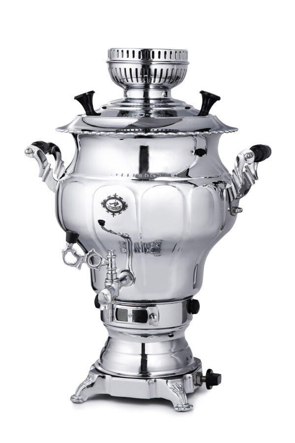 Naghshineh Simin 6 Liters Gas Burning Samovar